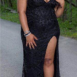 Elegant Black Evening Gown